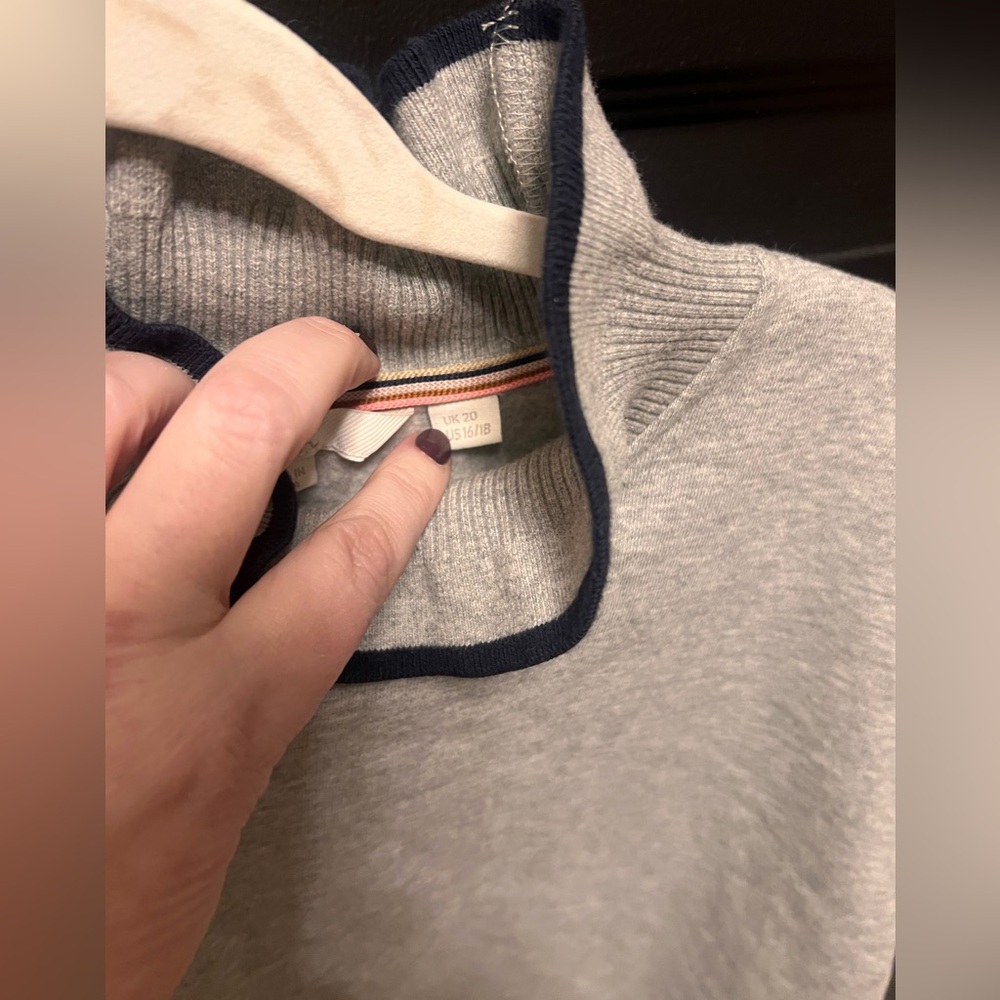 Boden Ruffle Sweatshirt 16/18 - Picture 2 of 4